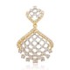 Beautifully Crafted Diamond Pendant Set with Matching Earrings in 18k gold with Certified Diamonds - LPT2016P, LPT2016PE